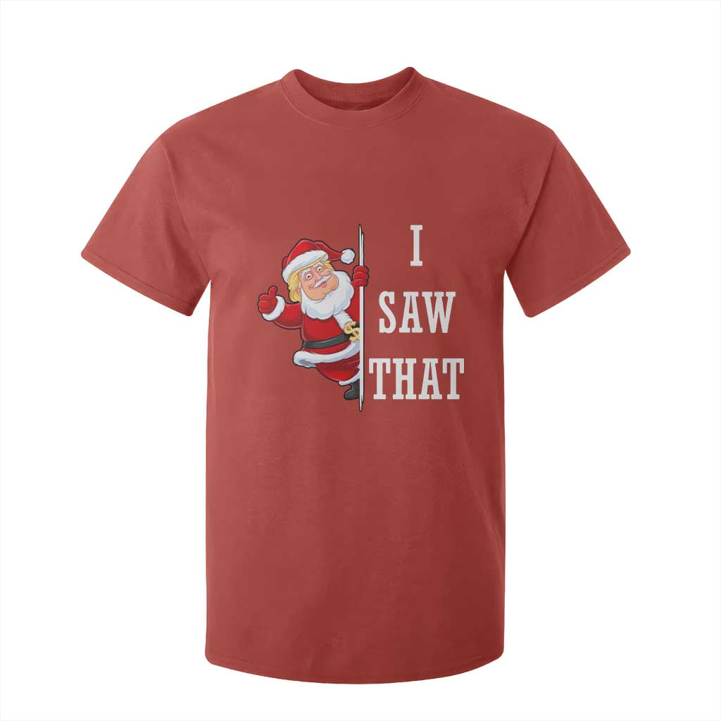 Funny Trump Christmas T Shirt For Kid I Saw That Meme TS14 Red Print Your Wear
