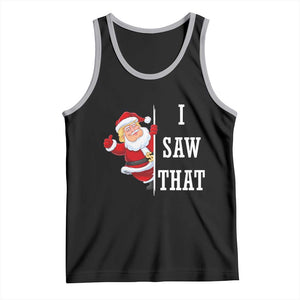 Funny Trump Christmas Tank Top I Saw That Meme TS14 Black Athletic Heather Print Your Wear