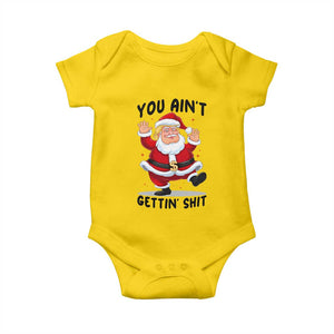 Funny Trump Christmas Baby Onesie You Are Not Getting Shit TS14 Daisy Print Your Wear