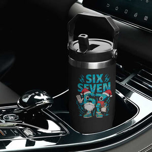 67 Six Seven Christmas Flip Straw Tumbler Funny Italian Brainrot Meme TS14 Print Your Wear