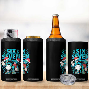 67 Six Seven Christmas 4 in 1 Can Cooler Tumbler Funny Italian Brainrot Meme TS14 Print Your Wear