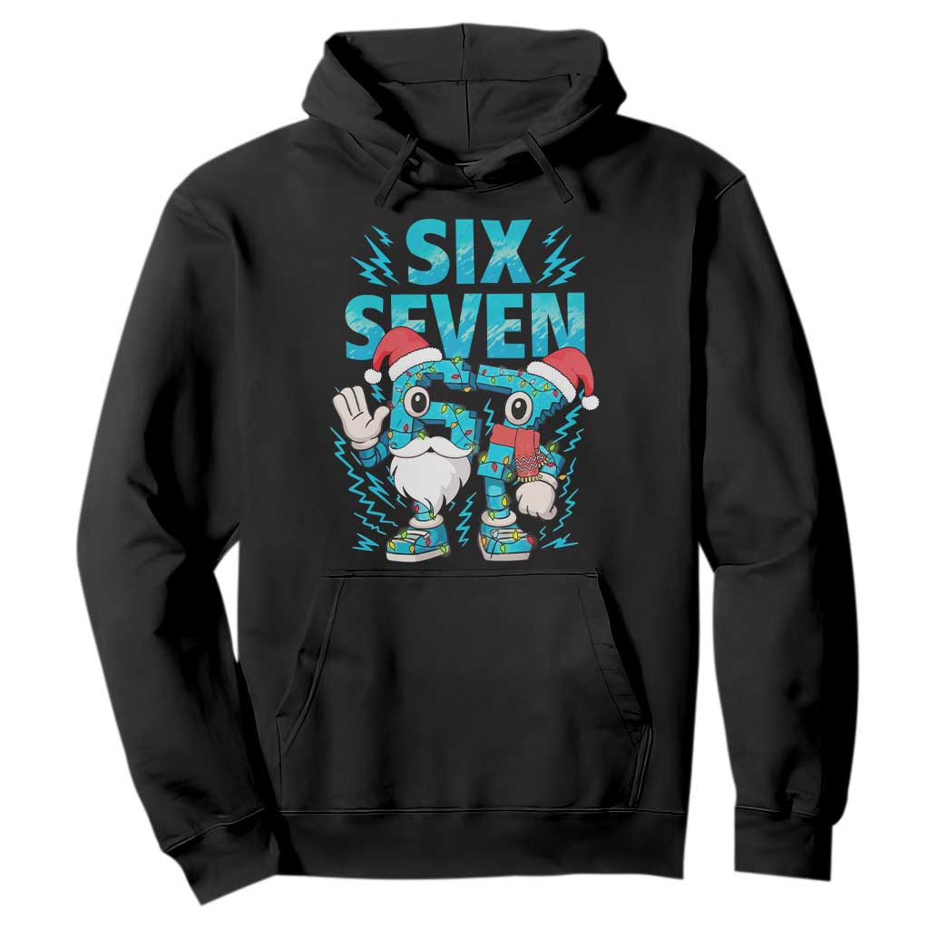 67 Six Seven Christmas Hoodie Funny Italian Brainrot Meme TS14 Black Print Your Wear