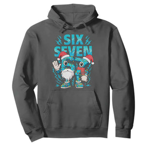67 Six Seven Christmas Hoodie Funny Italian Brainrot Meme TS14 Dark Heather Print Your Wear