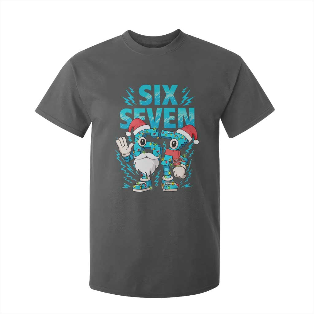 67 Six Seven Christmas T Shirt For Kid Funny Italian Brainrot Meme TS14 Dark Heather Print Your Wear