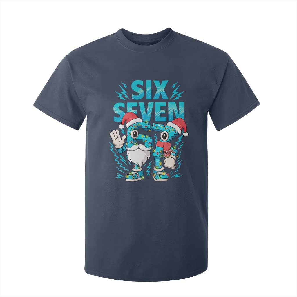67 Six Seven Christmas T Shirt For Kid Funny Italian Brainrot Meme TS14 Navy Print Your Wear