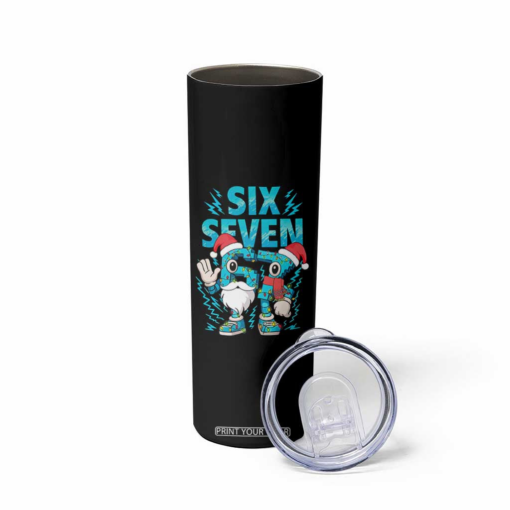 67 Six Seven Christmas Skinny Tumbler Funny Italian Brainrot Meme TS14 Print Your Wear