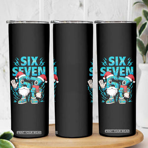 67 Six Seven Christmas Skinny Tumbler Funny Italian Brainrot Meme TS14 Print Your Wear