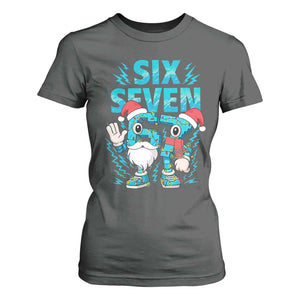 67 Six Seven Christmas T Shirt For Women Funny Italian Brainrot Meme TS14 Dark Heather Print Your Wear
