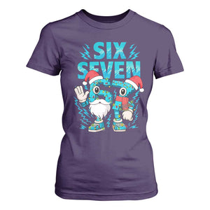 67 Six Seven Christmas T Shirt For Women Funny Italian Brainrot Meme TS14 Purple Print Your Wear