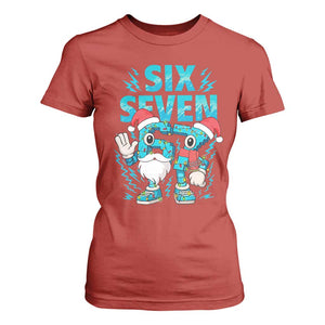 67 Six Seven Christmas T Shirt For Women Funny Italian Brainrot Meme TS14 Red Print Your Wear