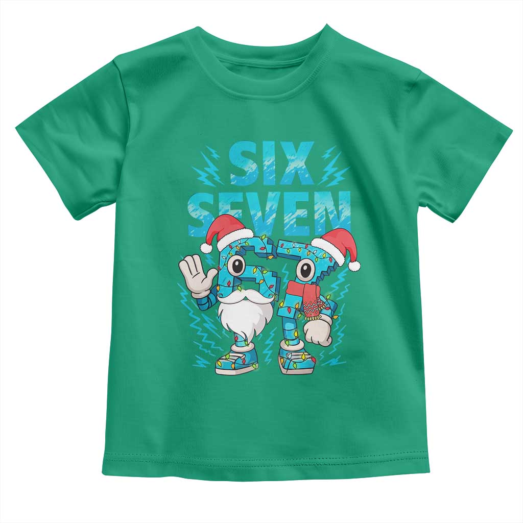 67 Six Seven Christmas Toddler T Shirt Funny Italian Brainrot Meme TS14 Irish Green Print Your Wear