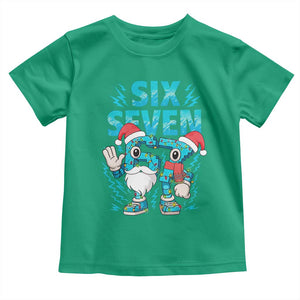 67 Six Seven Christmas Toddler T Shirt Funny Italian Brainrot Meme TS14 Irish Green Print Your Wear