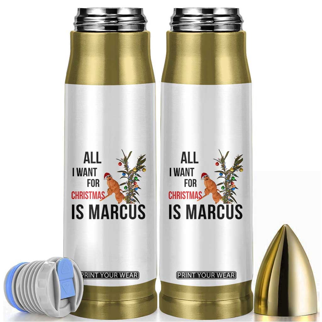 Marcus The Worm Robert Meme Bullet Tumbler All I Want For Christmas Is Marcus TS14 White Print Your Wear