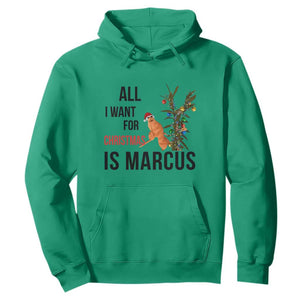 Marcus The Worm Robert Meme Hoodie All I Want For Christmas Is Marcus TS14 Irish Green Print Your Wear