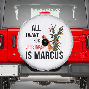 Marcus The Worm Robert Meme Spare Tire Cover All I Want For Christmas Is Marcus TS14 White Print Your Wear