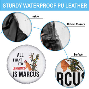 Marcus The Worm Robert Meme Spare Tire Cover All I Want For Christmas Is Marcus TS14 Print Your Wear