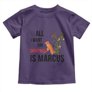 Marcus The Worm Robert Meme Toddler T Shirt All I Want For Christmas Is Marcus TS14 Purple Print Your Wear