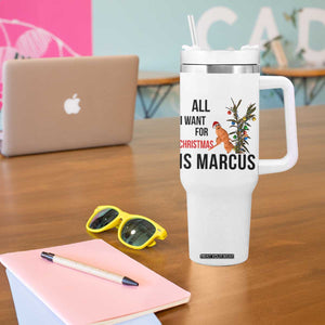 Marcus The Worm Robert Meme Tumbler With Handle All I Want For Christmas Is Marcus TS14 Print Your Wear