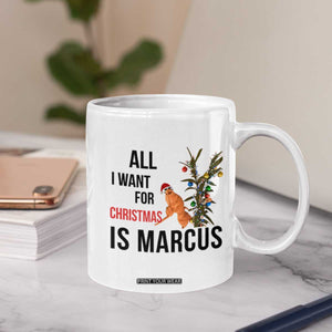 Marcus The Worm Robert Meme Coffee Mug All I Want For Christmas Is Marcus TS14 Print Your Wear