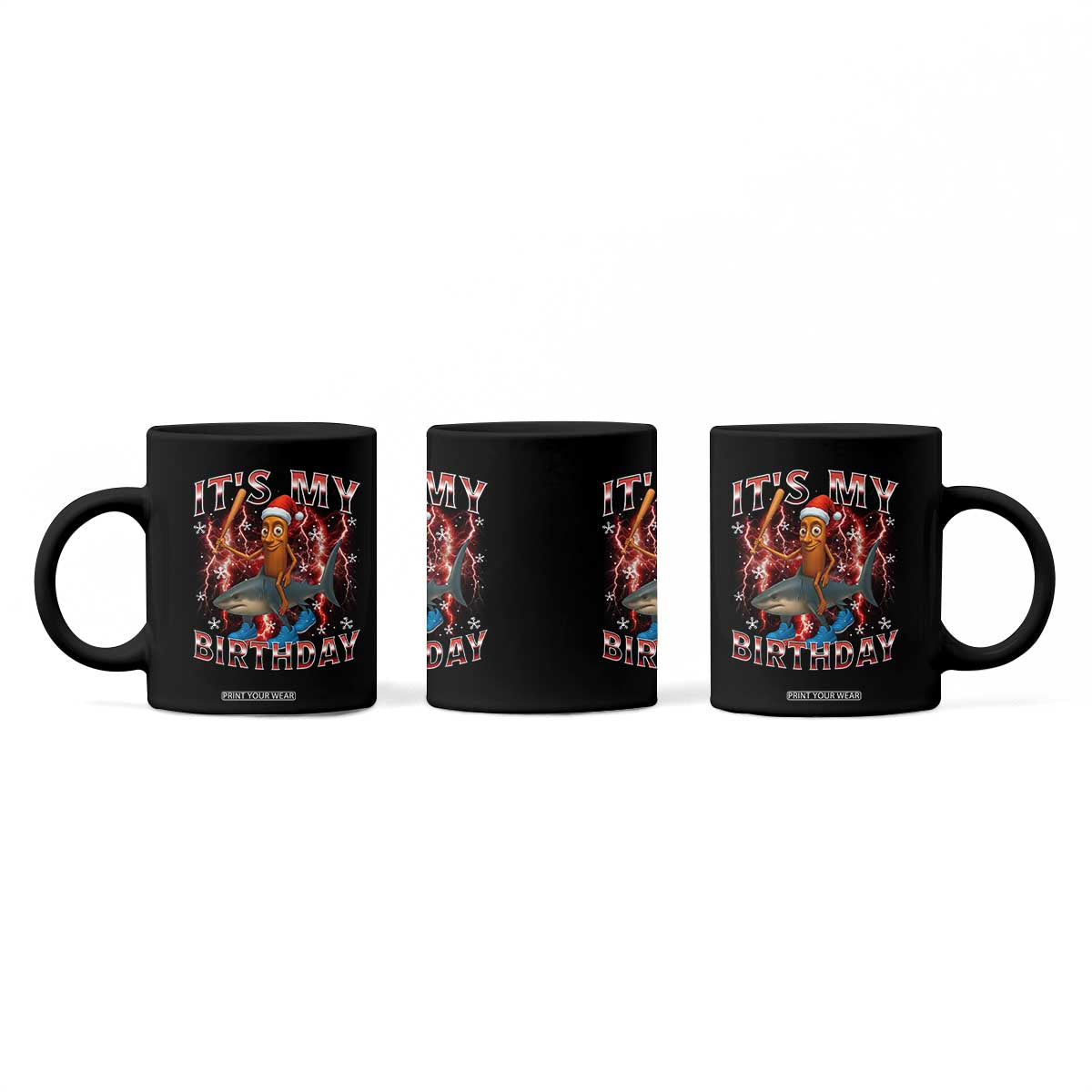 Italian Brainrot Christmas Meme Coffee Mug It Is My Birthday TS14 Print Your Wear