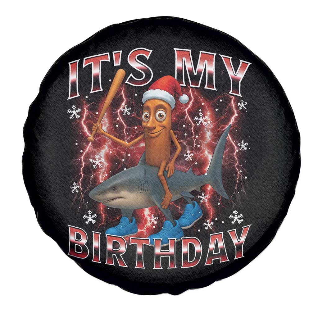 Italian Brainrot Christmas Meme Spare Tire Cover It Is My Birthday TS14 Print Your Wear