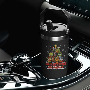 Italian Brainrot Christmas Tree Meme Flip Straw Tumbler TS14 Print Your Wear