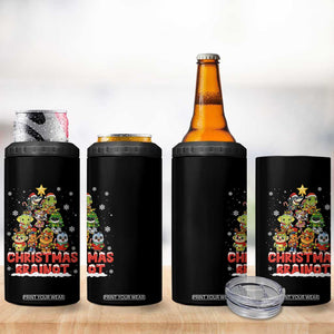 Italian Brainrot Christmas Tree Meme 4 in 1 Can Cooler Tumbler TS14 Print Your Wear