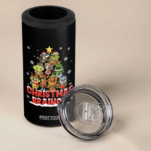 Italian Brainrot Christmas Tree Meme 4 in 1 Can Cooler Tumbler TS14 Print Your Wear