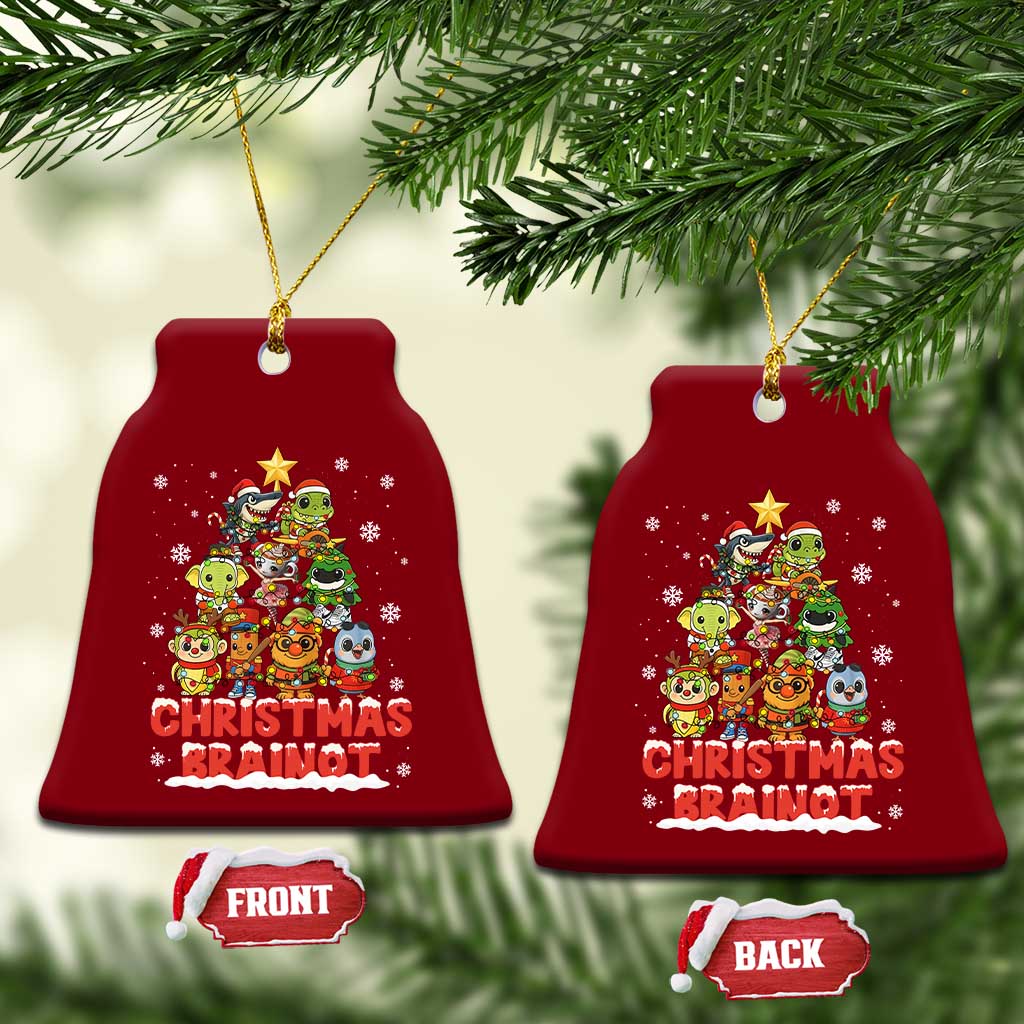 Italian Brainrot Christmas Tree Meme Ceramic Ornament TS14 Print Your Wear