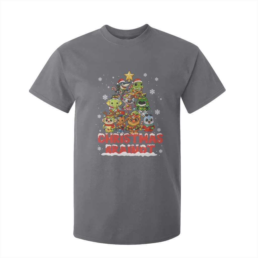 Italian Brainrot Christmas Tree Meme T Shirt For Kid TS14 Charcoal Print Your Wear
