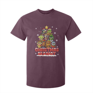 Italian Brainrot Christmas Tree Meme T Shirt For Kid TS14 Maroon Print Your Wear