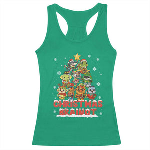 Italian Brainrot Christmas Tree Meme Racerback Tank Top TS14 Irish Green Print Your Wear