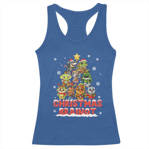 Italian Brainrot Christmas Tree Meme Racerback Tank Top TS14 Royal Blue Print Your Wear