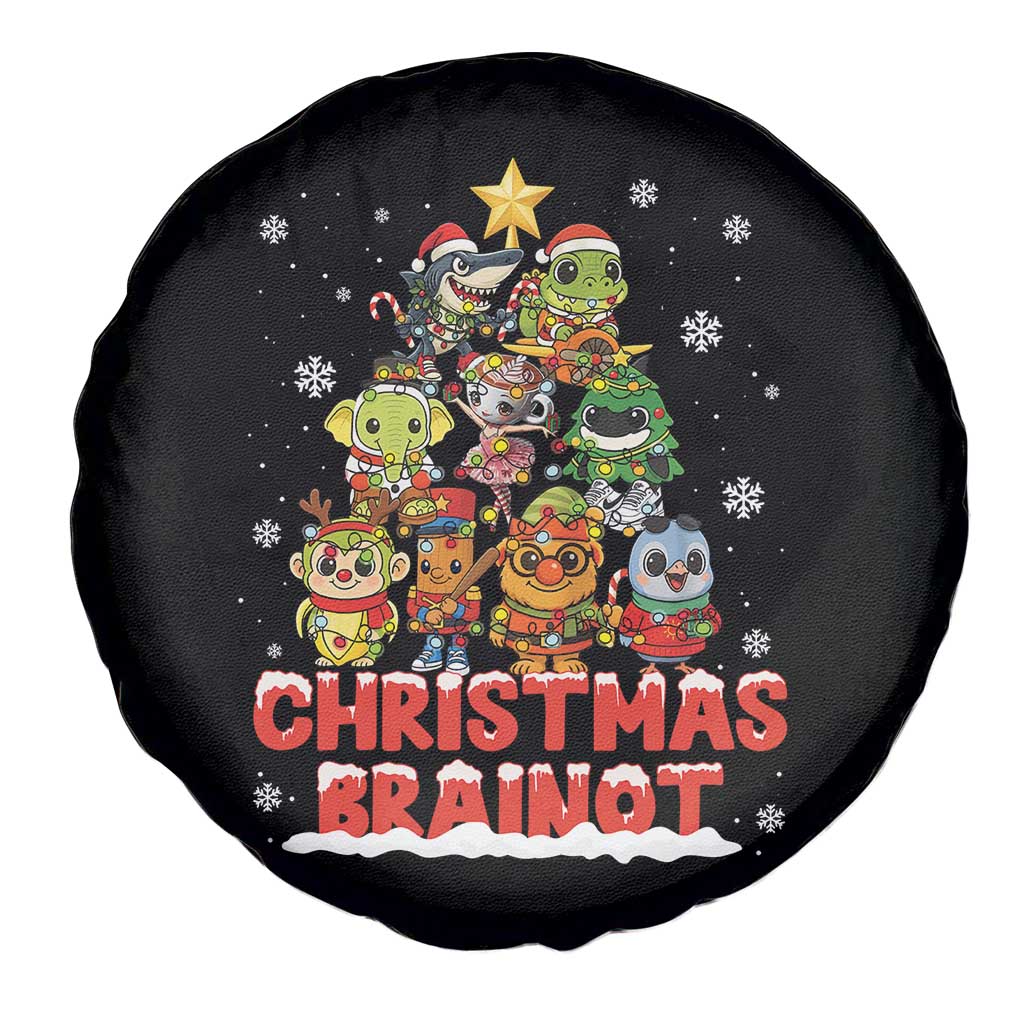 Italian Brainrot Christmas Tree Meme Spare Tire Cover TS14 Print Your Wear