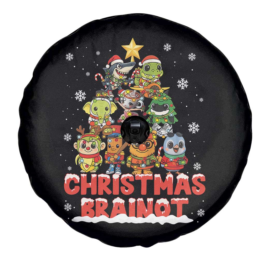 Italian Brainrot Christmas Tree Meme Spare Tire Cover TS14 Print Your Wear