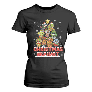 Italian Brainrot Christmas Tree Meme T Shirt For Women TS14 Black Print Your Wear