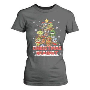 Italian Brainrot Christmas Tree Meme T Shirt For Women TS14 Dark Heather Print Your Wear
