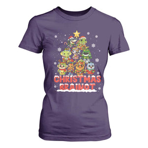 Italian Brainrot Christmas Tree Meme T Shirt For Women TS14 Purple Print Your Wear