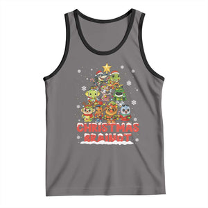 Italian Brainrot Christmas Tree Meme Tank Top TS14 Deep Heather Black Print Your Wear