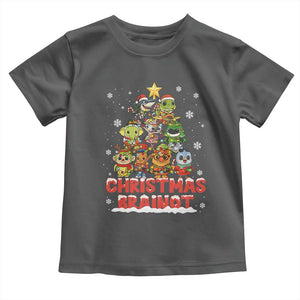 Italian Brainrot Christmas Tree Meme Toddler T Shirt TS14 Dark Heather Print Your Wear