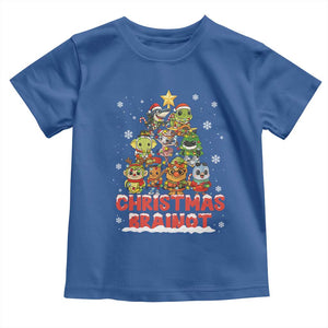 Italian Brainrot Christmas Tree Meme Toddler T Shirt TS14 Royal Blue Print Your Wear