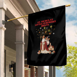Saint Nicholas Santa Claus Christmas Garden Flag Little Surprises Awaiti TS14 Print Your Wear