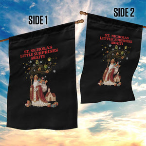 Saint Nicholas Santa Claus Christmas Garden Flag Little Surprises Awaiti TS14 Print Your Wear
