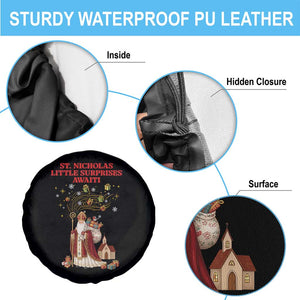 Saint Nicholas Santa Claus Christmas Spare Tire Cover Little Surprises Awaiti TS14 Print Your Wear