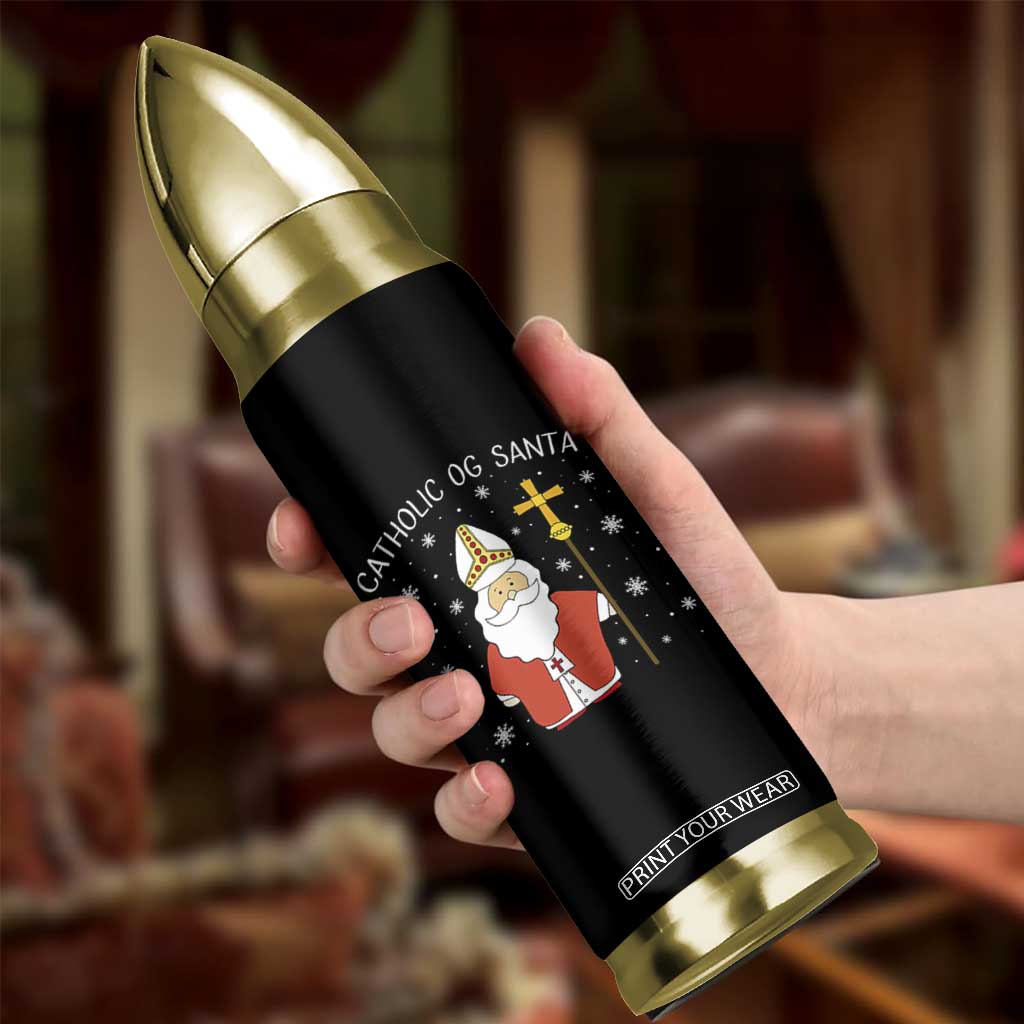 Saint Nicholas Catholic Christmas Bullet Tumbler TS14 Print Your Wear