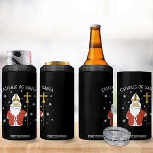 Saint Nicholas Catholic Christmas 4 in 1 Can Cooler Tumbler TS14 Print Your Wear