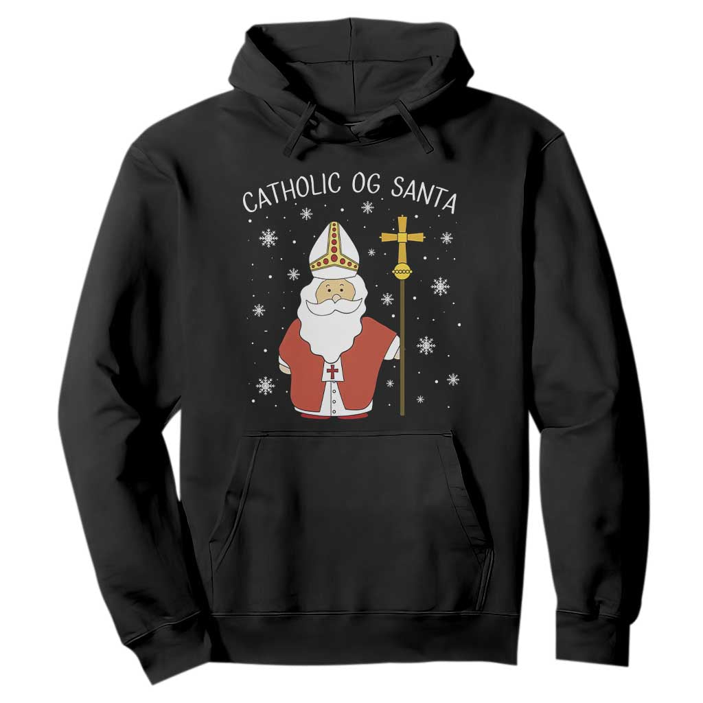Saint Nicholas Catholic Christmas Hoodie TS14 Black Print Your Wear