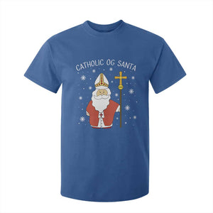 Saint Nicholas Catholic Christmas T Shirt For Kid TS14 Royal Blue Print Your Wear