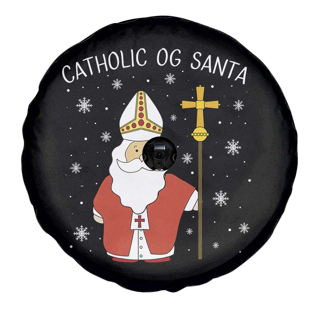 Saint Nicholas Catholic Christmas Spare Tire Cover TS14 Print Your Wear