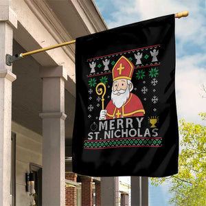 Saint Nicholas Santa Claus Christmas Garden Flag TS14 Print Your Wear